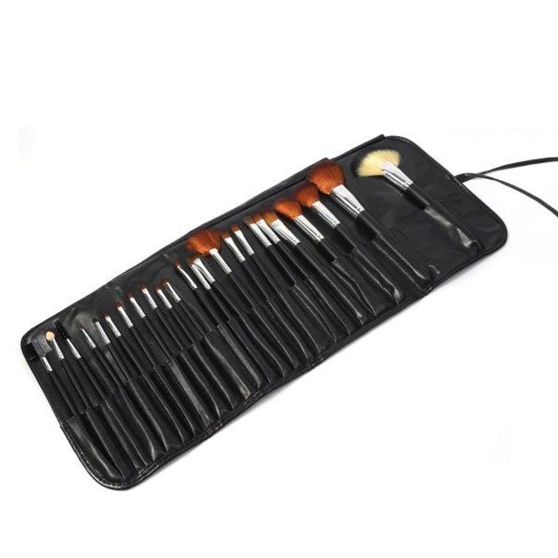 GENERICO - Set 24 Brochas De Maquillaje + Estuche Ricco