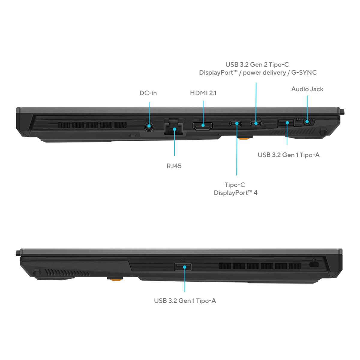 ASUS - Notebook ASUS TUF Gaming A15 AMD Ryzen 7 16GB RAM 512GB SSD RTX 4050