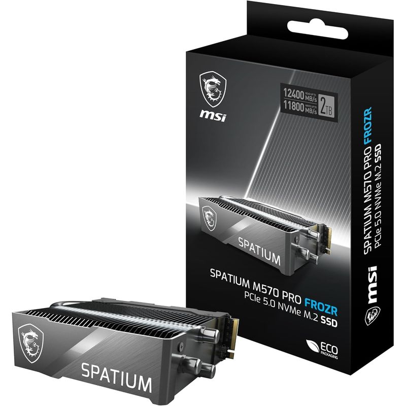 MSI - Unidad Estado Sólido MSI SPATIUM M570 PRO NVMe M2 FROZR 2TB