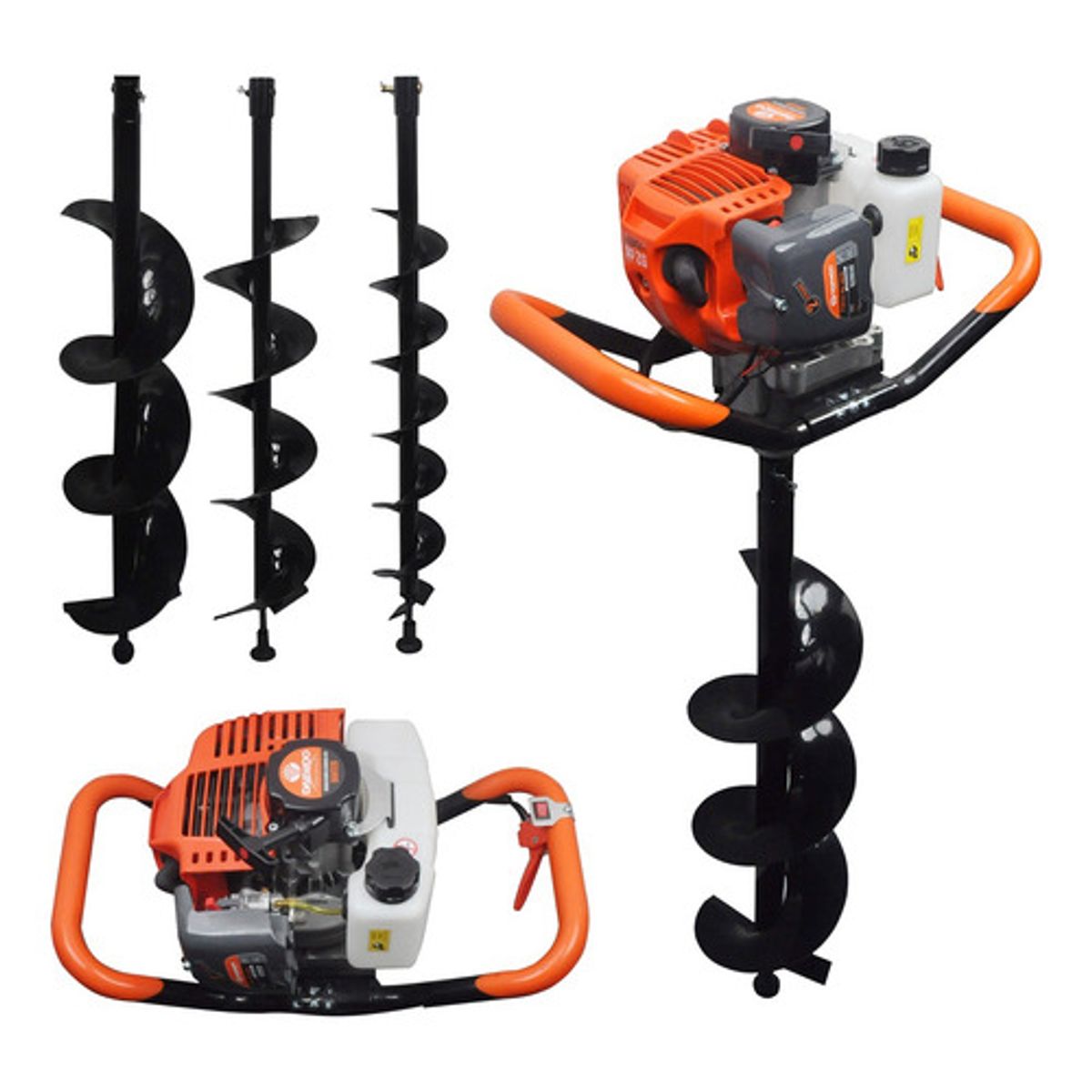 DAEWOO - Ahoyador Barreno Gasolina Daewoo Daea520 52cc 165kw + 3 brocas