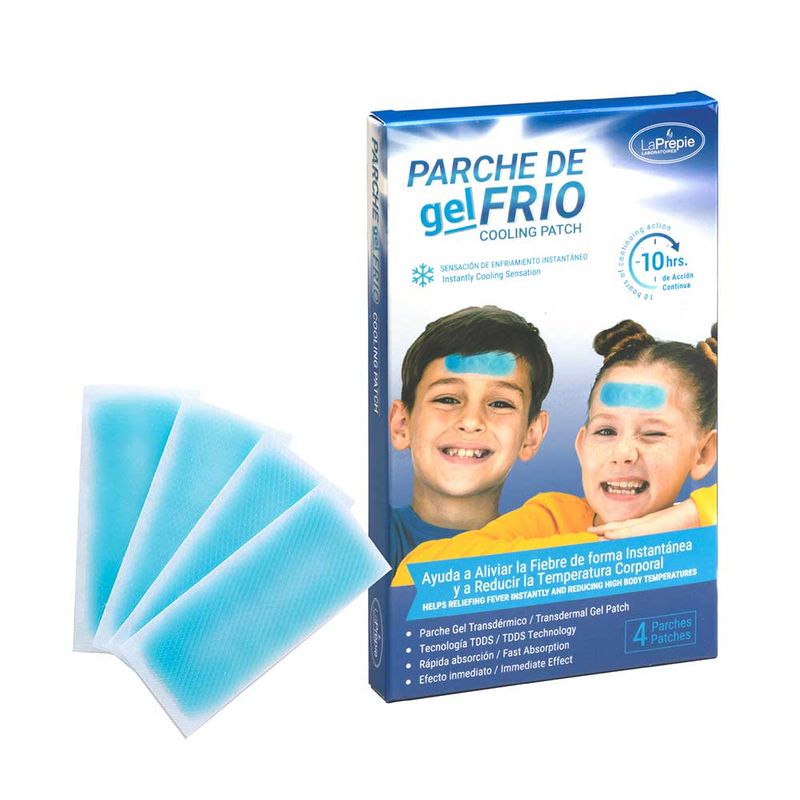 LA PREPIE - Parche Gel Frío La Prepie Original 12 Parches Para Fiebre
