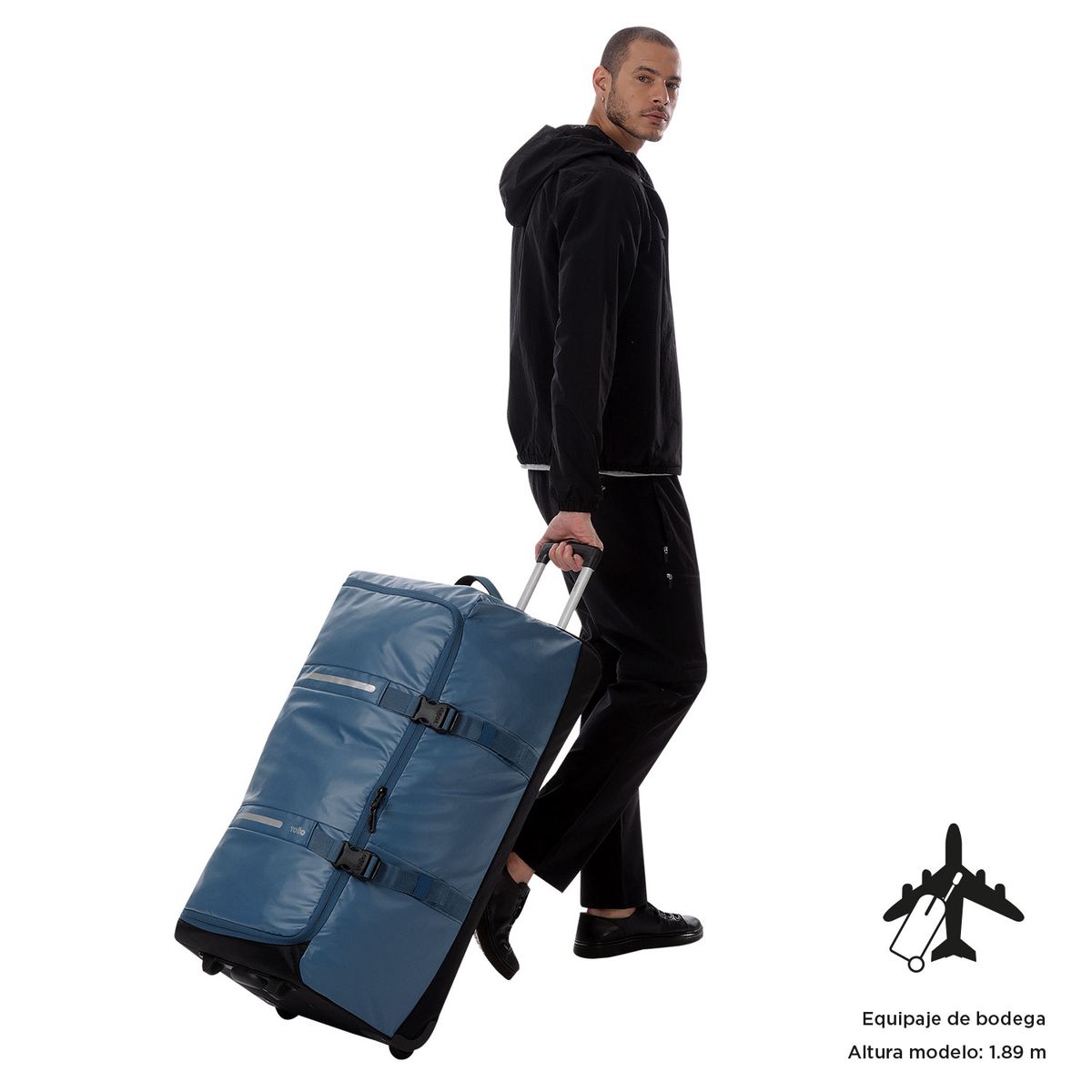 TOTTO - Maleta de Viaje Grande Green Code Bodega Totto