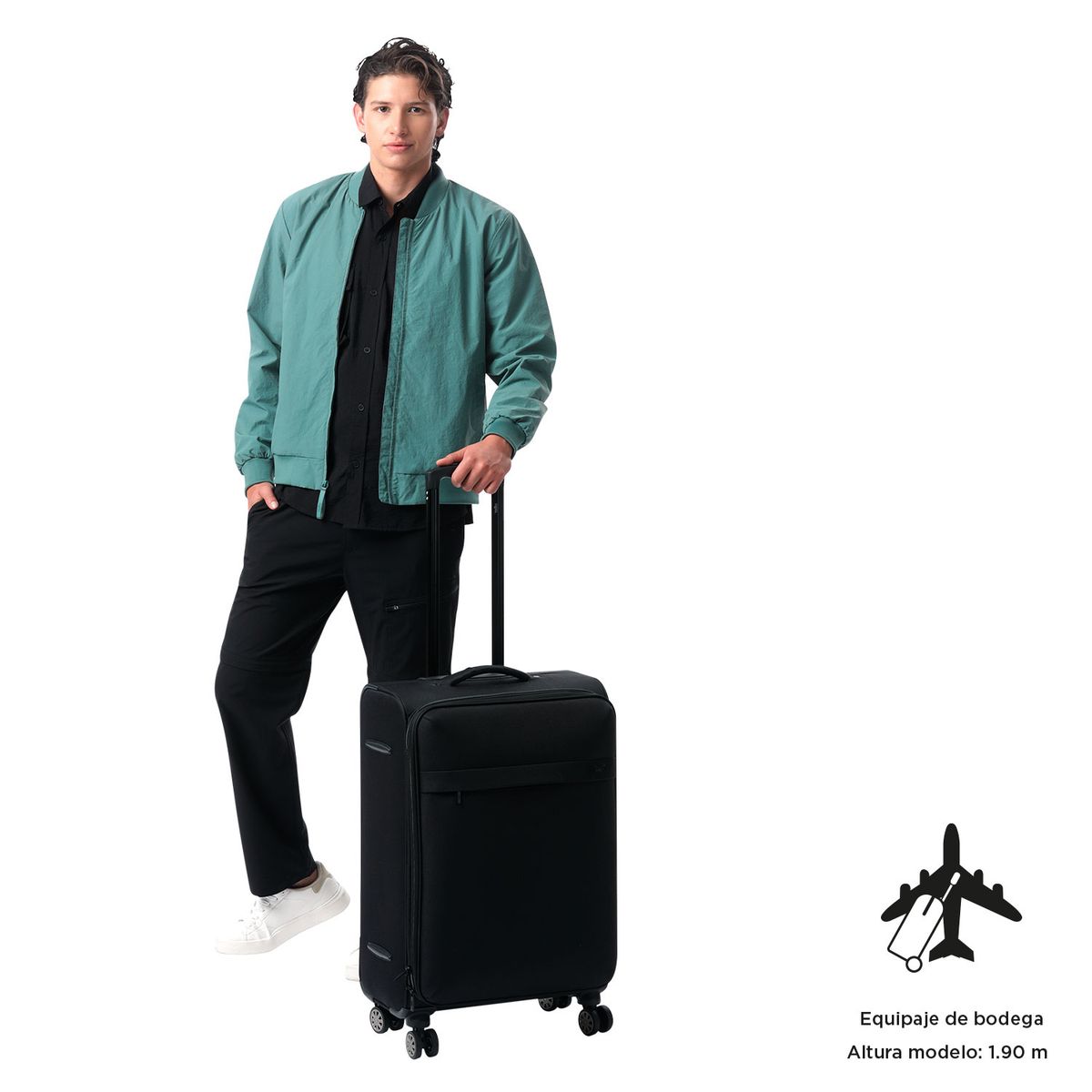 TOTTO - Maleta de Viaje Mediana 23 Kg 360 Canvas Totto