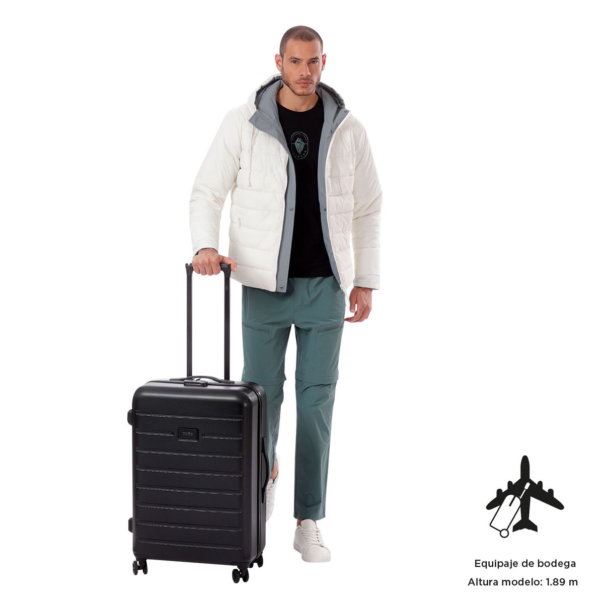 TOTTO - Maleta de Viaje Mediana 23 Kg 360 Helios Totto