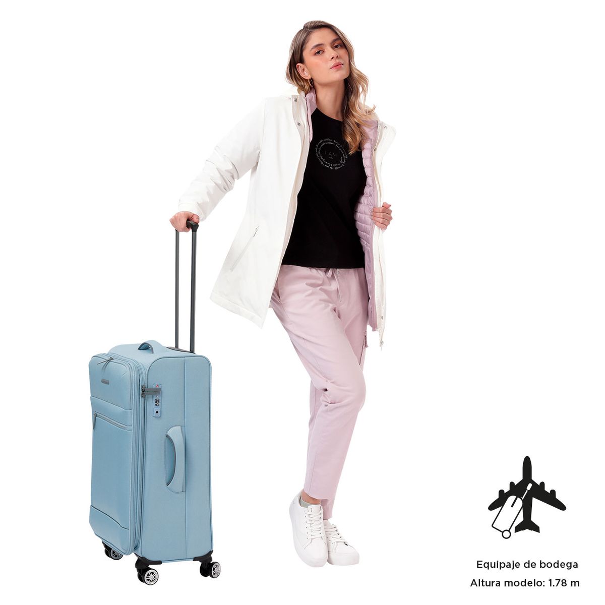 TOTTO - Maleta de Viaje Mediana 23 Kg 360 Liviana Totto.