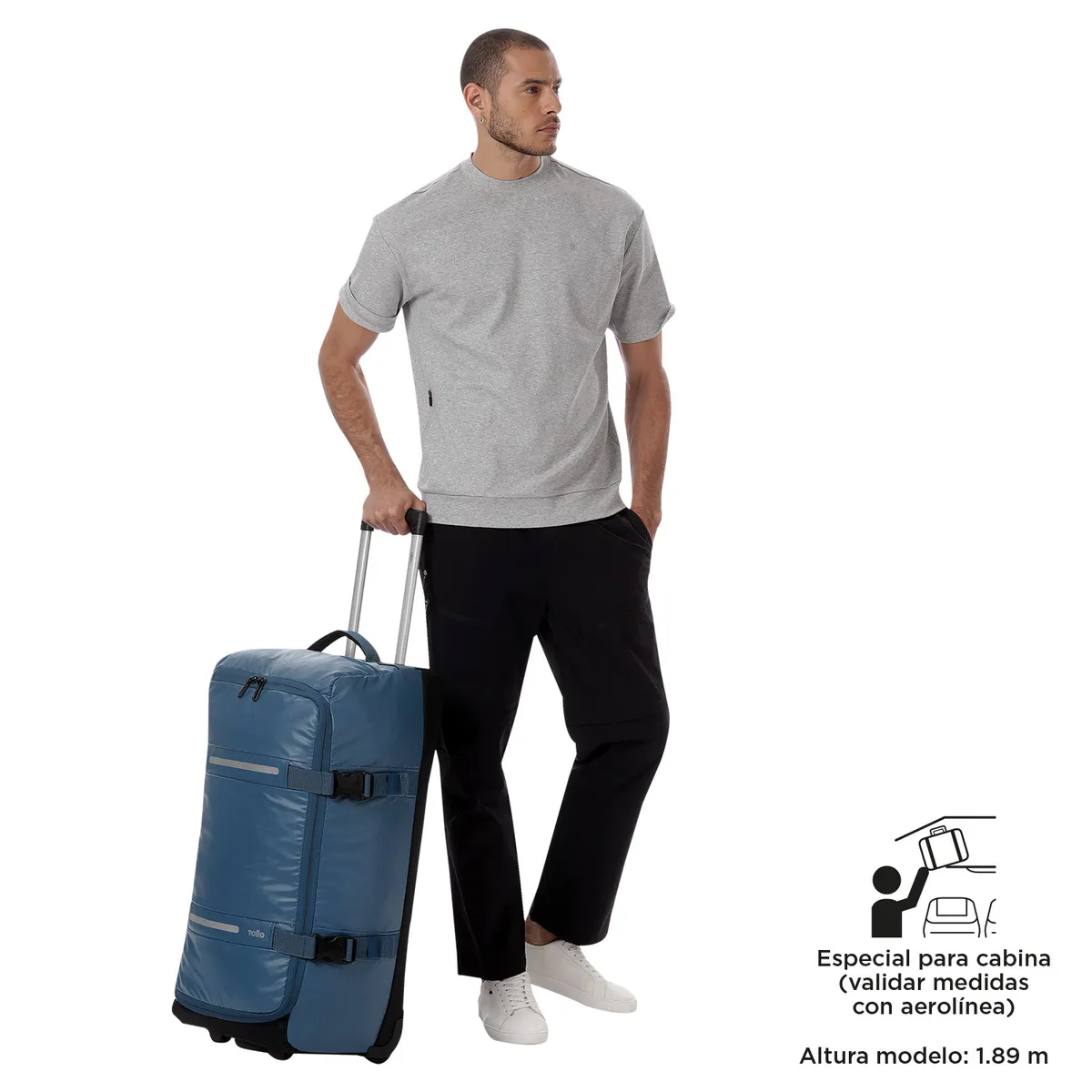 TOTTO - Maleta de Viaje Mediana 23 Kg Green Code Totto.