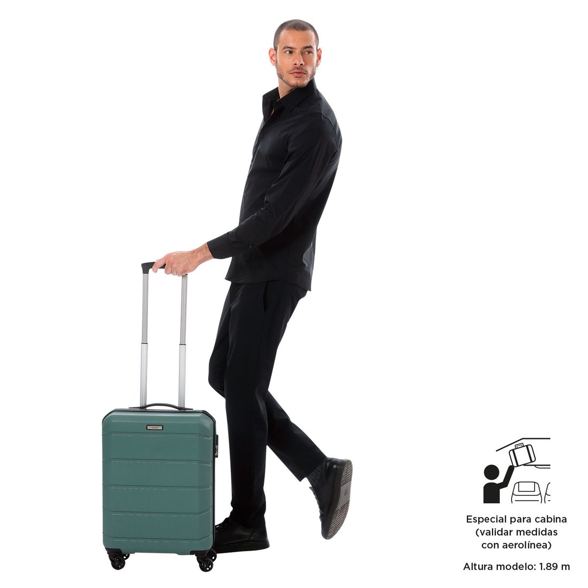 TOTTO - Maleta de Cabina Viaje Chica 360 Rayatta de 10 kilos Totto