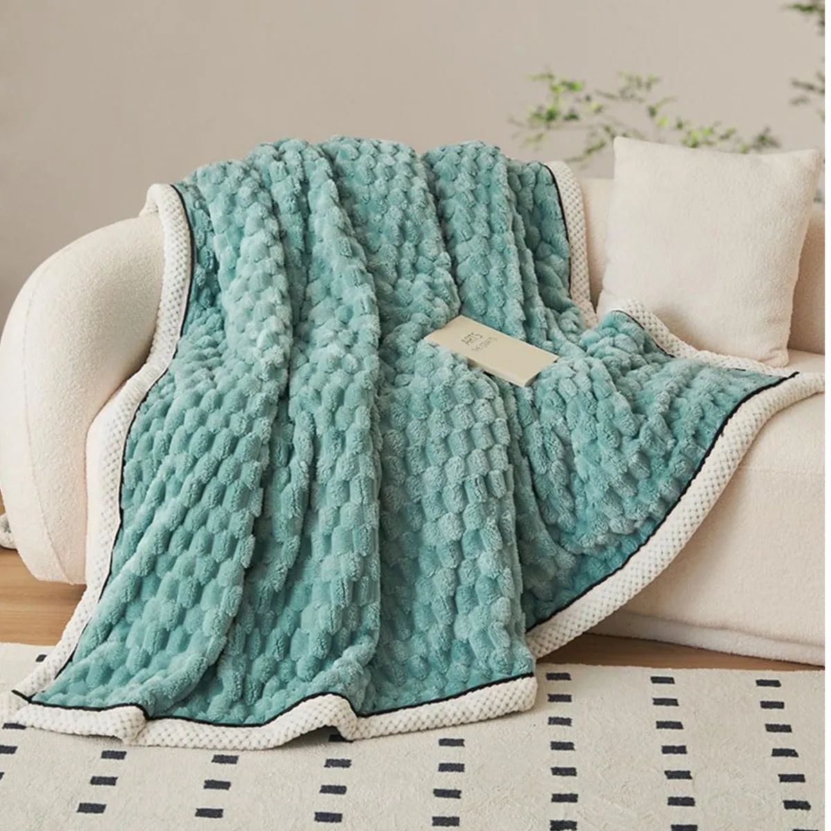 CRUSEC - Frazada Manta De Terciopelo Polar Grande 180x200cm