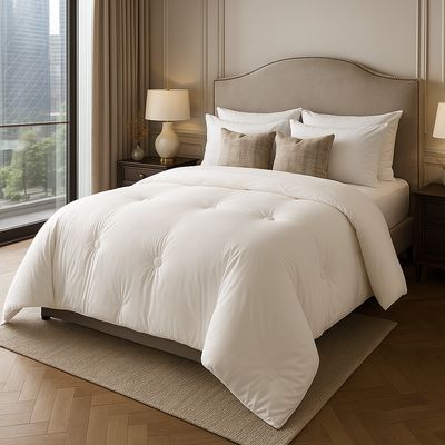 Imagen 2 del producto Plumón Invierno Algodón Microfibra Estilo Nórdico Suave y Cálido.