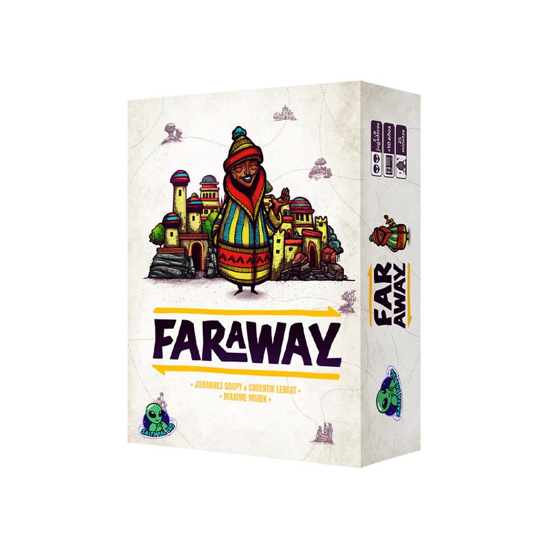 SALTA PAL LAO - Faraway - Amarillo Juego de Mesa
