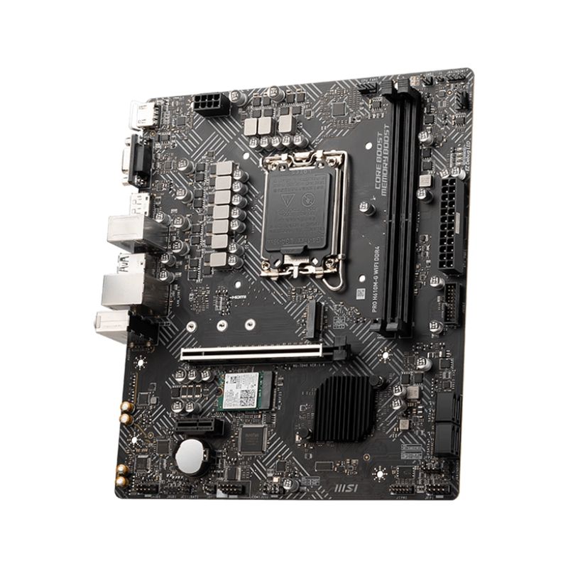 MSI - Placa Madre MSI PRO H610M-G WIFI LGA 1700 DDR5 mATX