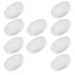 WANT - 10 Focos Panel Led 18W Redondo Sobrepuesto 210/24mm Luz Cálida