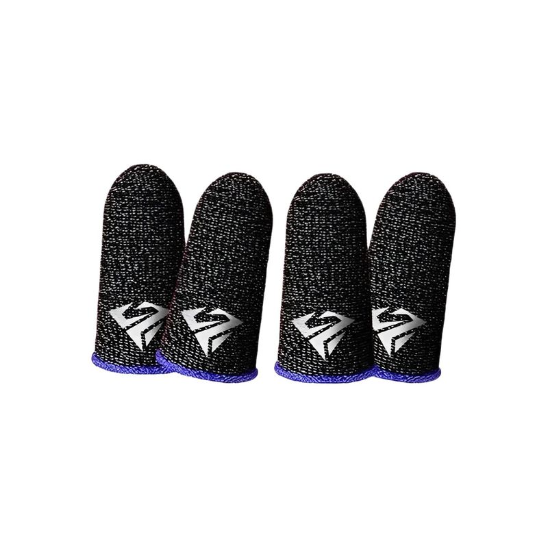 GENERICO - Pack 4 Dedales Gamer Fundas Para Dedos Juegos Pugb Cod Freefire Purp