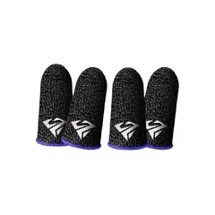 GENERICO - Pack 4 Dedales Gamer Fundas Para Dedos Juegos Pugb Cod Freefire Purp
