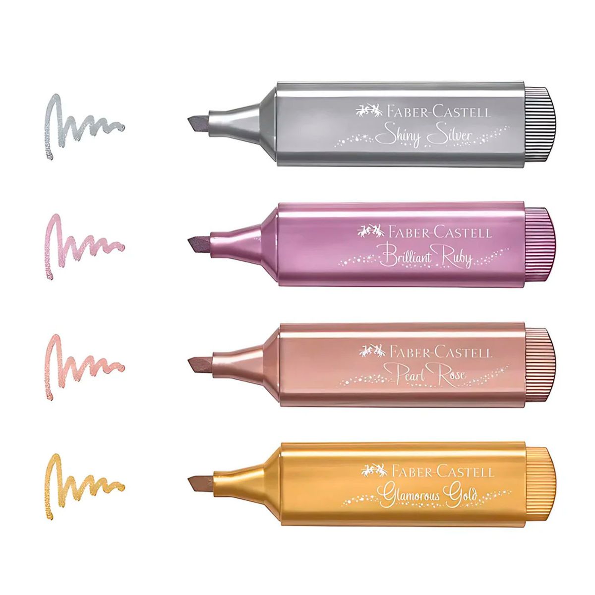 FABER-CASTELL - Destacador Faber-Castell TL 46 Metálico (4 Colores)