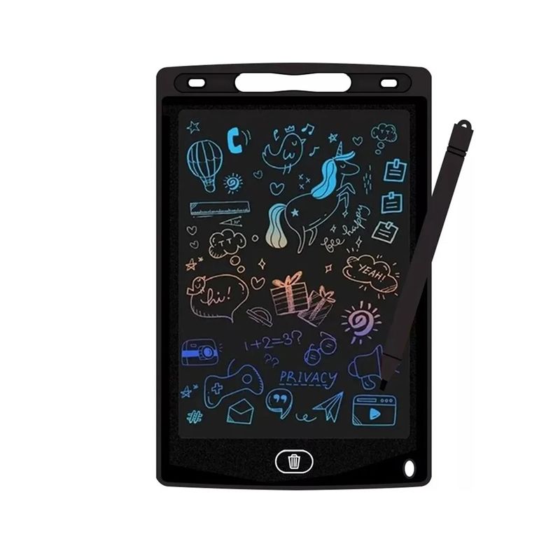 GENERICO - Pizarra Niños Magica Pizarra Infantil Tablet Lcd 12 Pulgadas