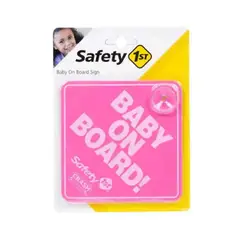 SAFETY 1ST - Letrero Baby On Board Rosado
