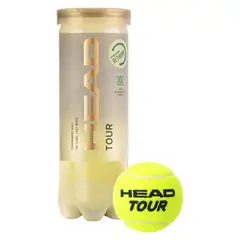 HEAD - Caja de Pelotas de Tenis Tour X3 - 24 Tarros