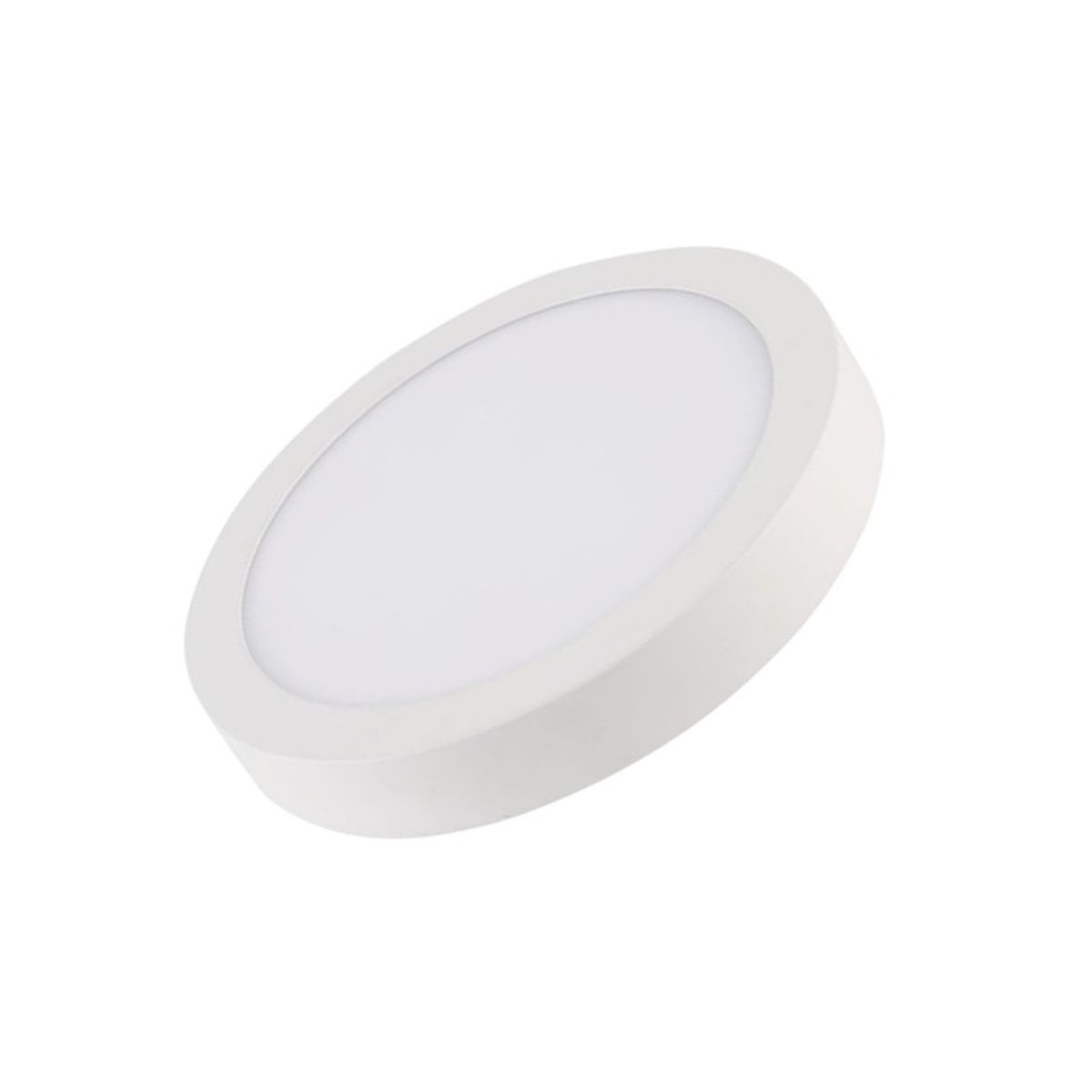 6 Focos Panel Led 18W Redondo Sobrepuesto 225mm Luz Fría, marca WANT - Foto 2
