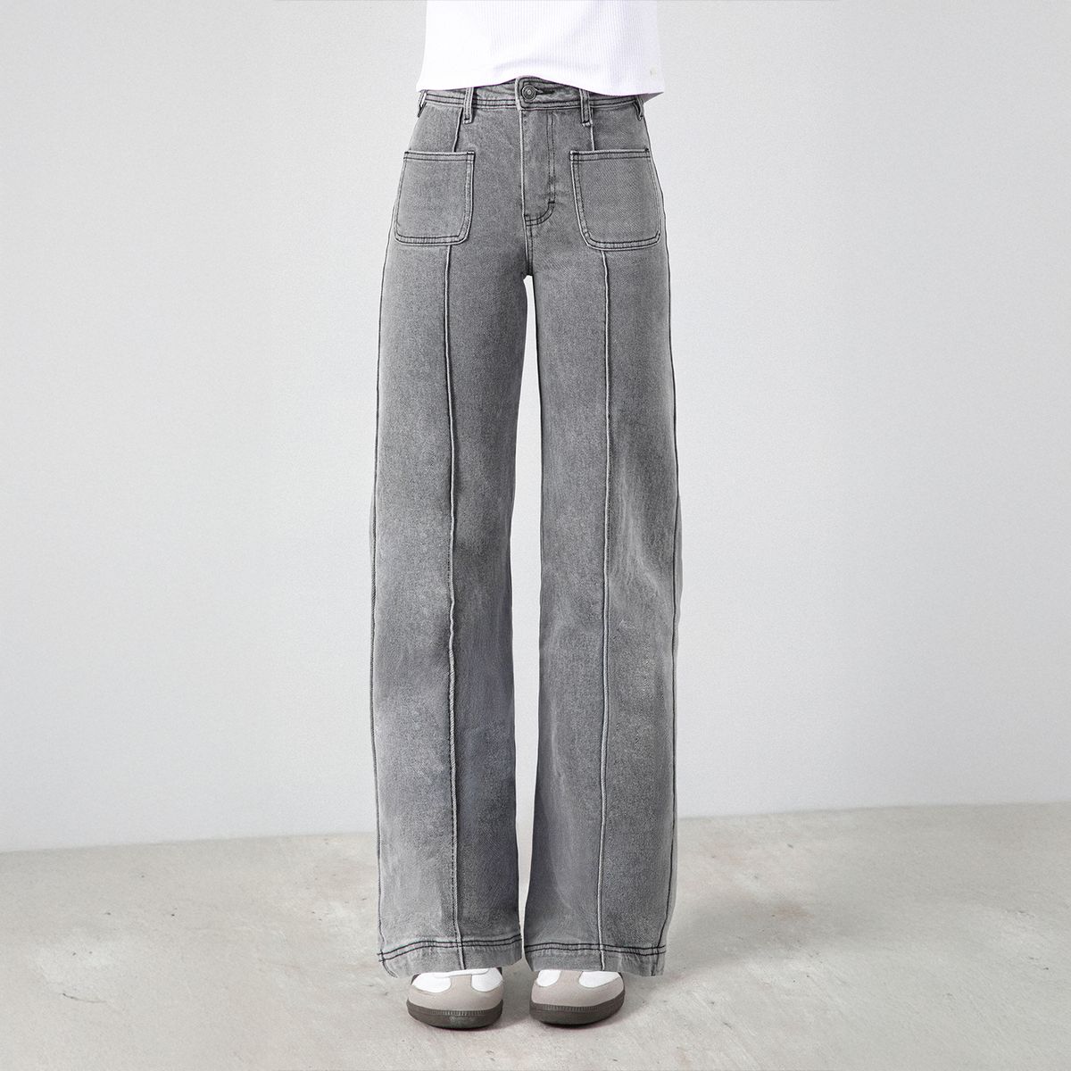 RAINDOOR - Pantalón Wide Leg Pocket Mujer Raindoor