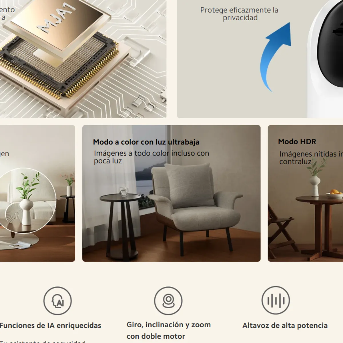 XIAOMI - Xiaomi Smart Camera Cámara Inteligente C500 Pro