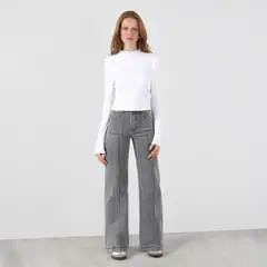 RAINDOOR - Pantalón Wide Leg Pocket Mujer