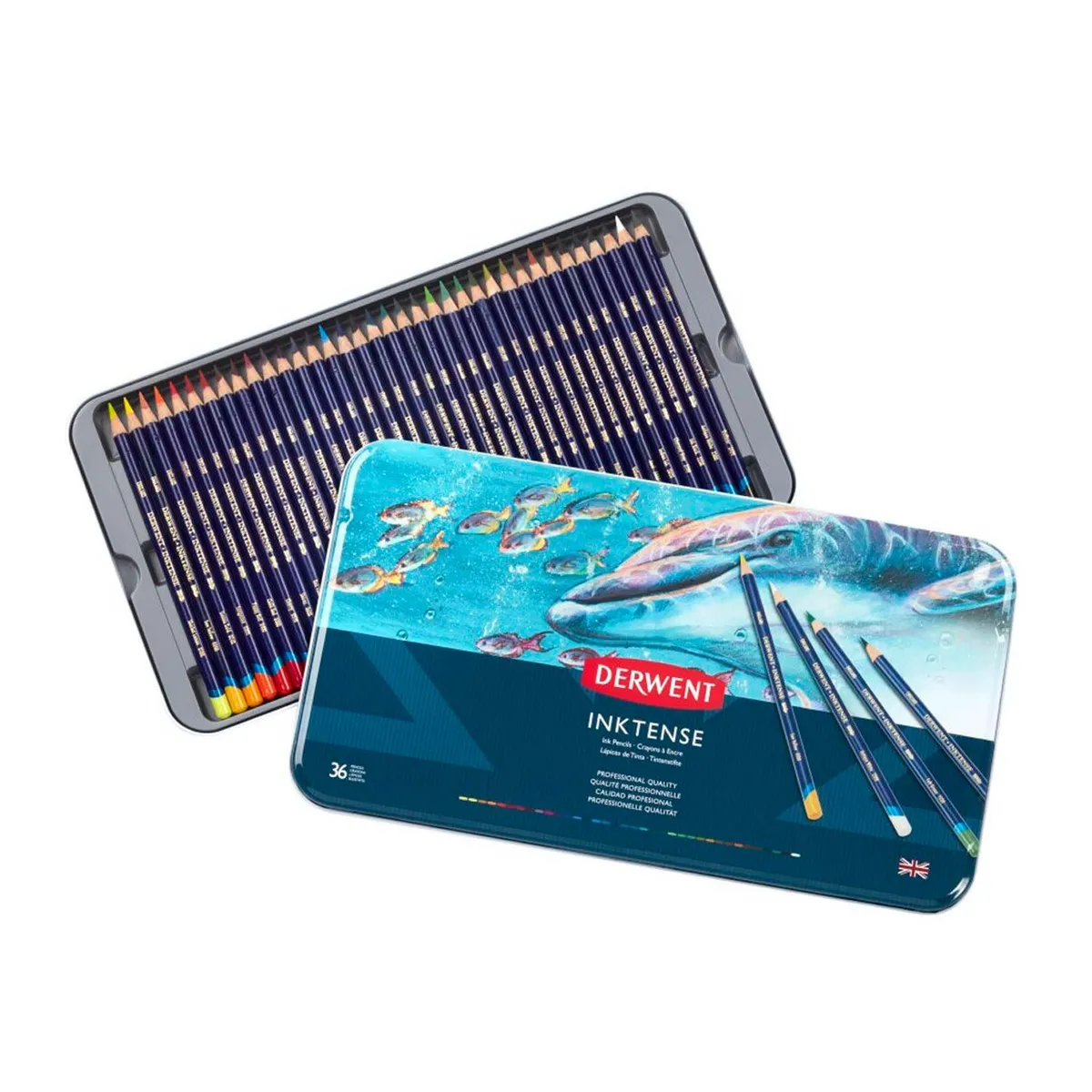 DERWENT - Lápices Acuarelables Derwent Inktense (36 colores)