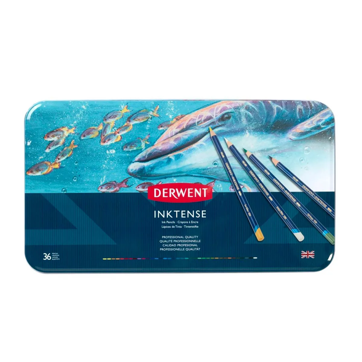 DERWENT - Lápices Acuarelables Derwent Inktense (36 colores)