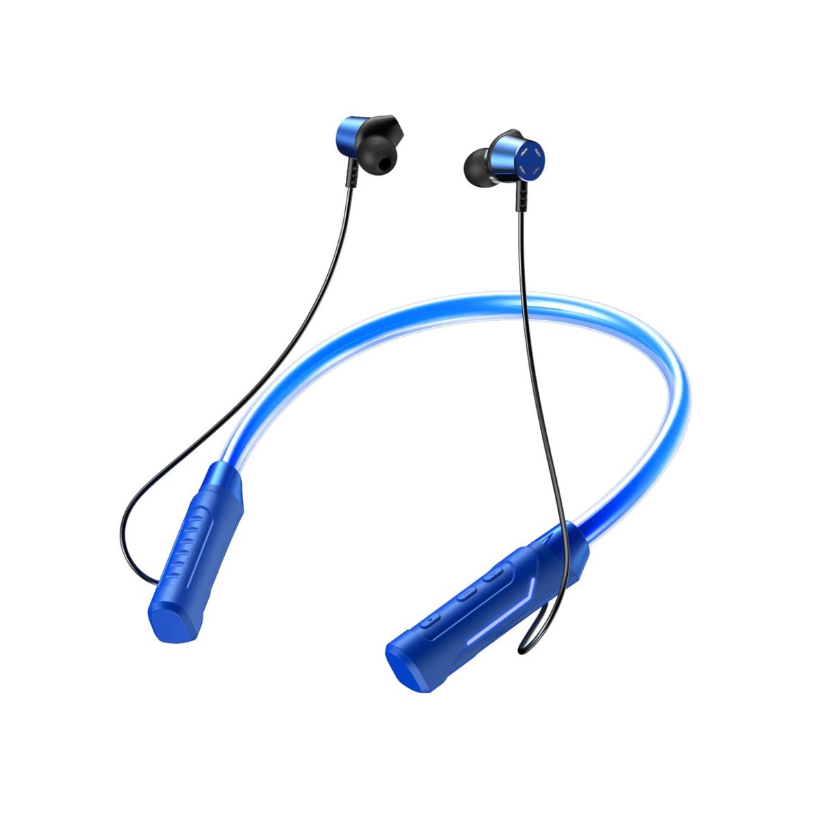 GENERICO - Audífonos Bluetooth Inalámbricos De Cuello Con Luces Led