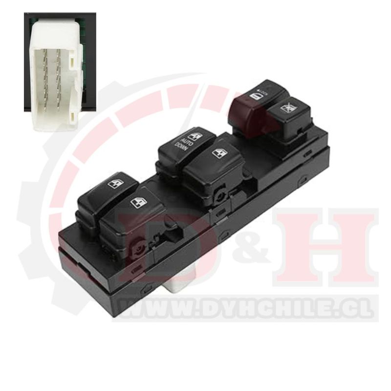 GENERICO - Botonera Principal Compatible Hyundai Elantra 2006-2010 2h