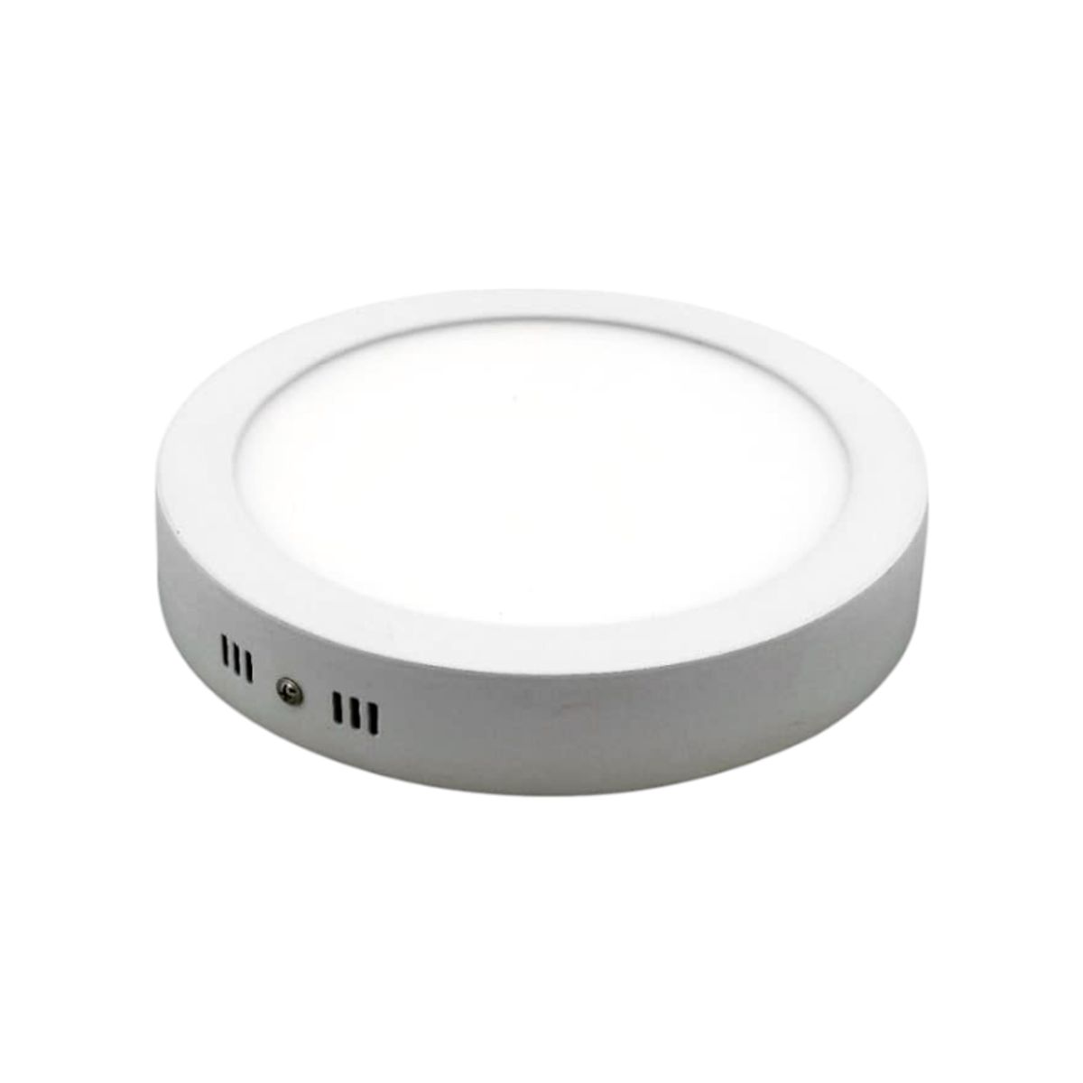 WANT - 6 Focos Panel Led 18W Redondo Sobrepuesto 225mm Luz Neutra