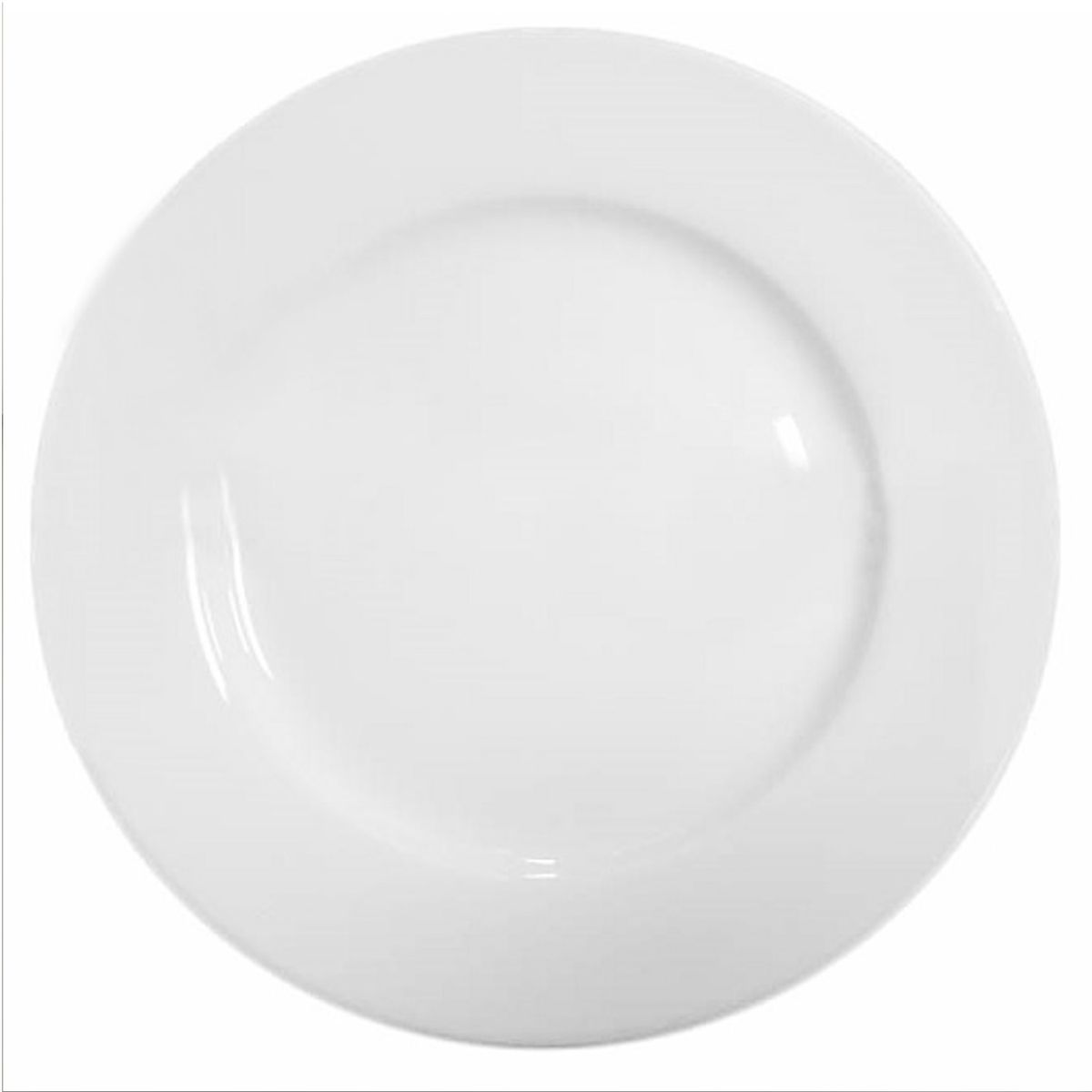 GENERICO - Plato Porcelana Blanca 27cm Set 6 pcs