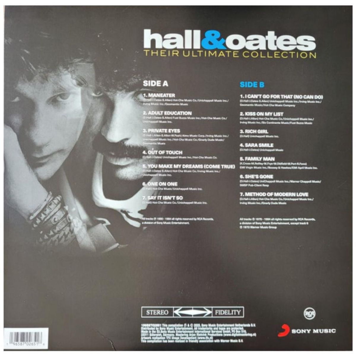 HITWAY MUSIC - DARYL HALL AND JOHN OATES - ULTIMATE COLLECTION - VINILO