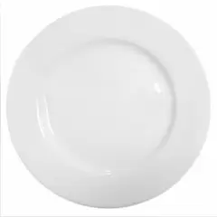 GENERICO - Plato Porcelana Blanca 30cm Set 6 pcs