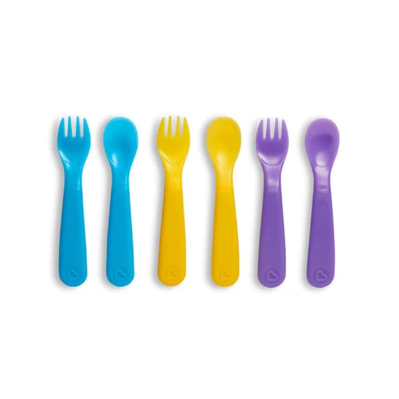 MUNCHKIN - Set de Tenedor y Cucharas que Cambian de Color MUNCHKIN