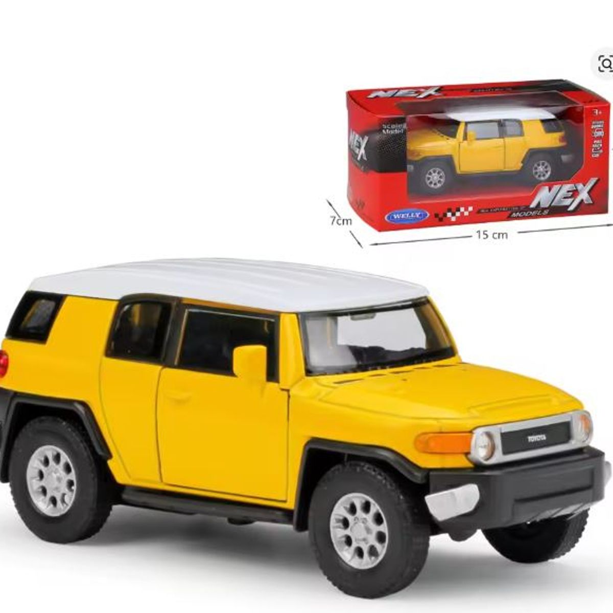 WELLY - Camioneta de Colección modelo Toyota FJ Cruiser  escala 1:36
