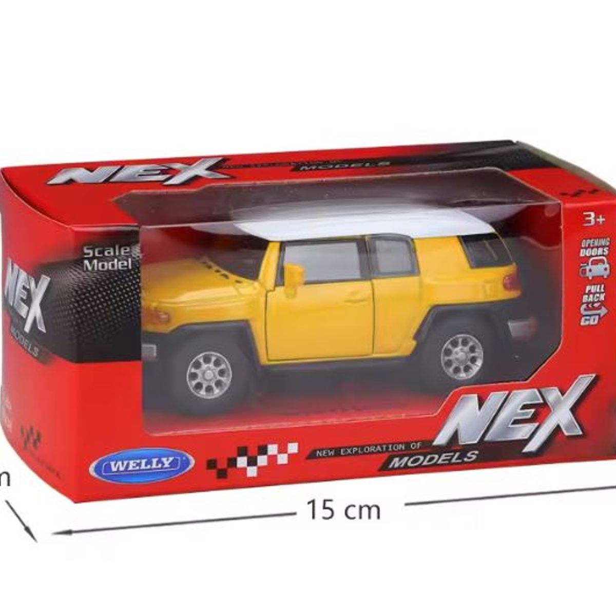 WELLY - Camioneta de Colección modelo Toyota FJ Cruiser  escala 1:36