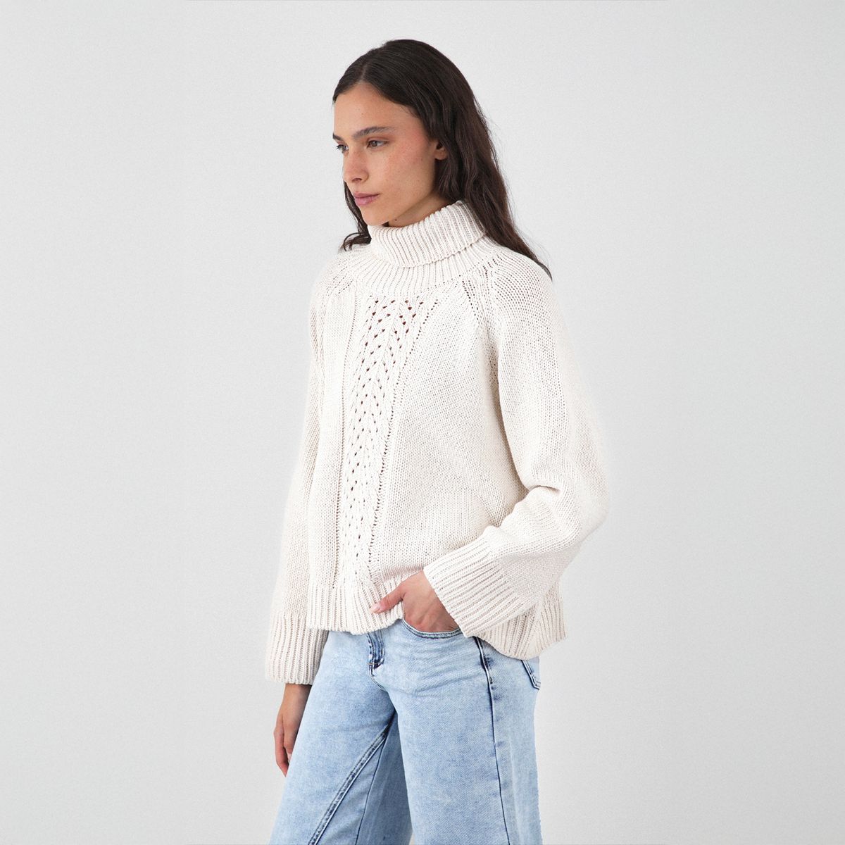 RAINDOOR - Sweater Cuello Tortuga Mujer Raindoor