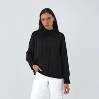 新品 RAINMAKER CREW-NECK S/S SWEATER 黒5 RAINDOOR Sweater Cuello Tortuga Mujer Raindoor | Falabella Chile