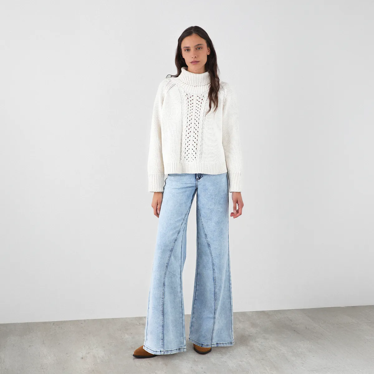 RAINDOOR - Sweater Cuello Tortuga Mujer Raindoor