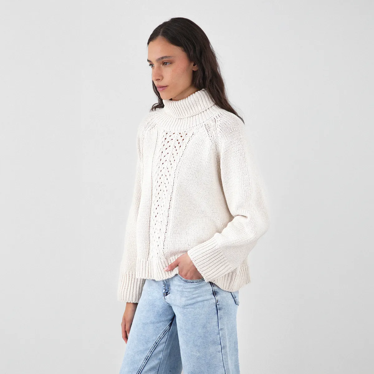 RAINDOOR - Sweater Cuello Tortuga Mujer Raindoor