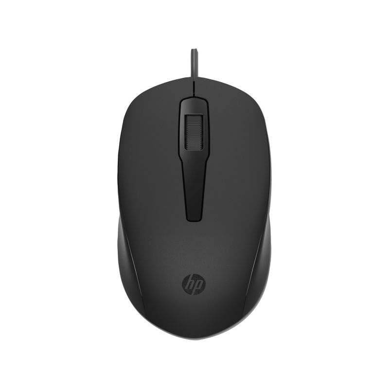 HP - Mouse HP 150 alámbrico, Negro