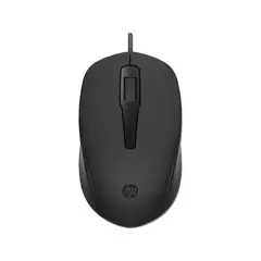 HP - Mouse 150 alámbrico, Negro