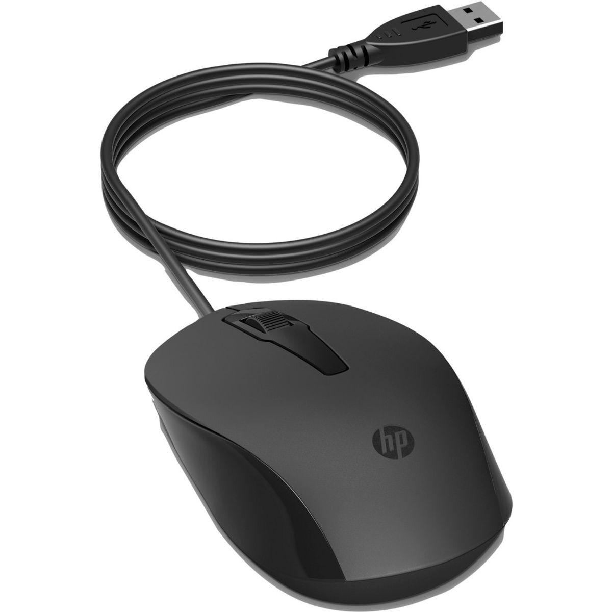 HP - Mouse HP 150 alámbrico, Negro