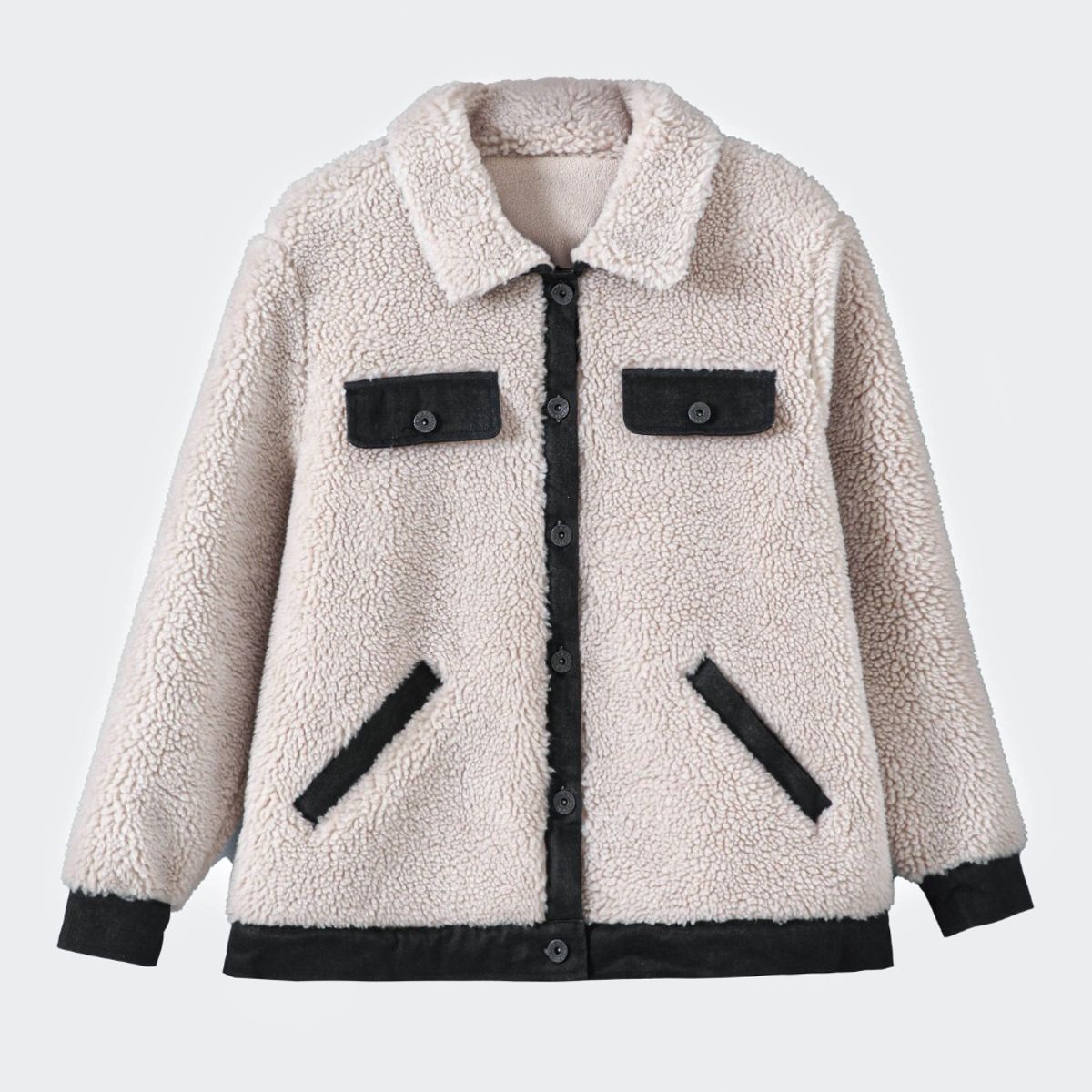 RAINDOOR - Chaqueta Chiporro Botones Abuca Gris Mujer Raindoor