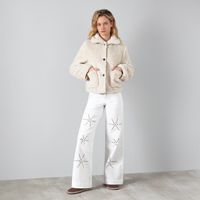 Chiporro Botones Pu Beige Mujer