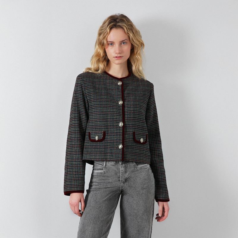 RAINDOOR - Chaqueta Royal Escoses Mujer Raindoor
