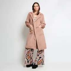 NATALIA SEGUEL - Chaqueta Antonia Larga Rosa