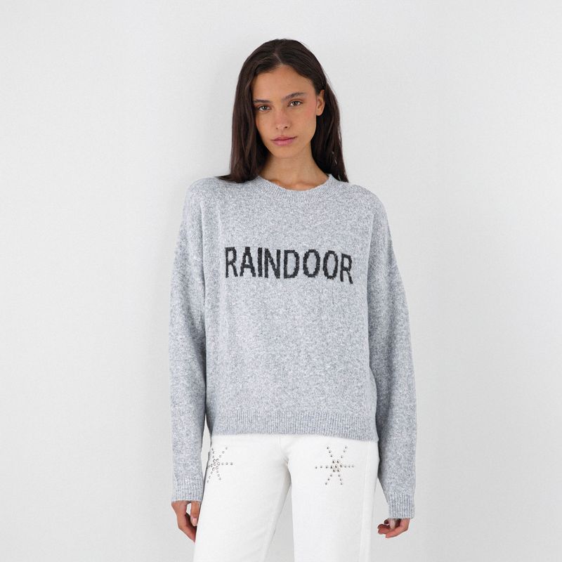 RAINDOOR - Sweater Raindoor Gris Mujer Raindoor