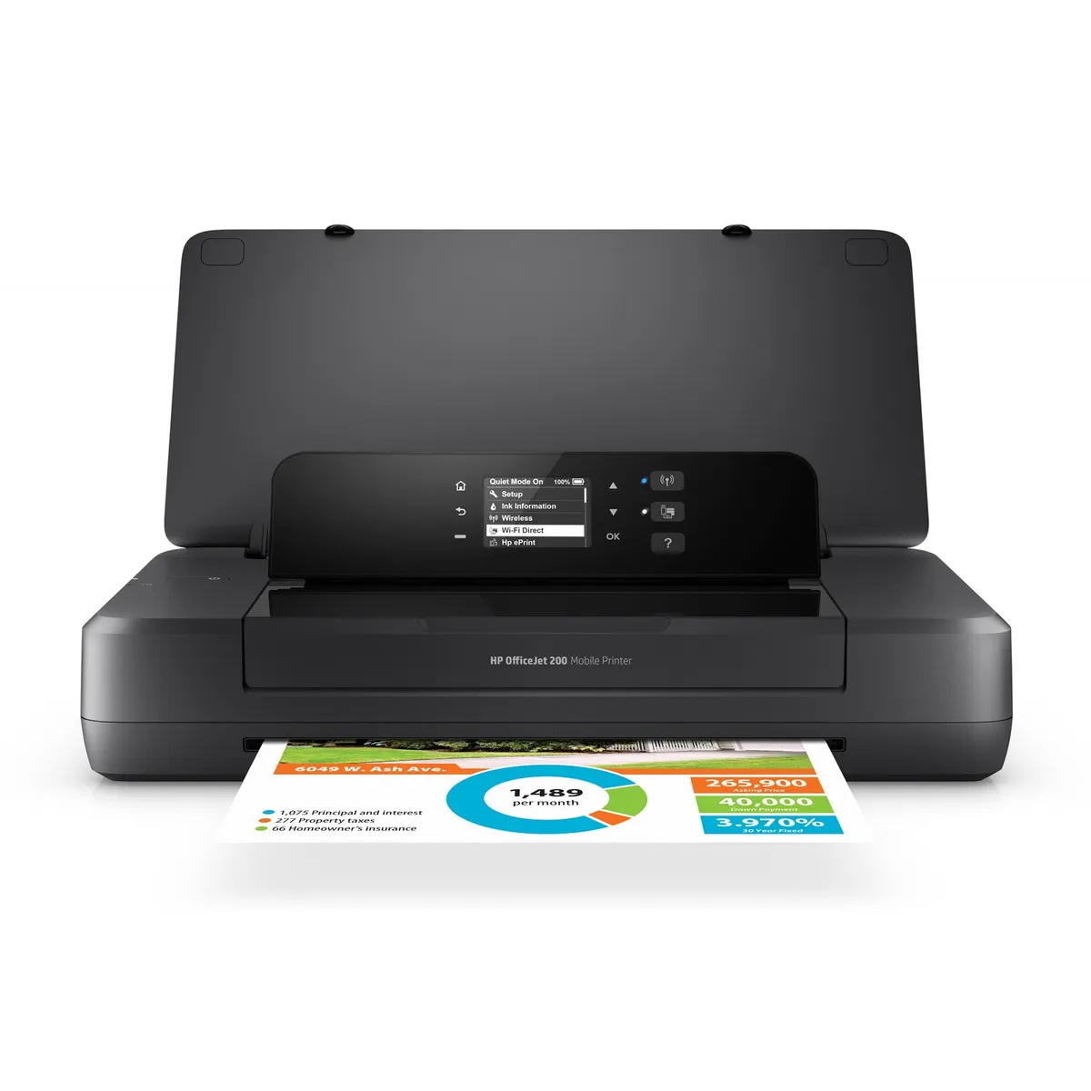 HP - Impresora portátil HP OfficeJet 200
